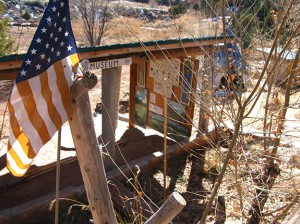 this is where Guesnard's paintings are hung. We were happy to see they were screwed securely to the wall.