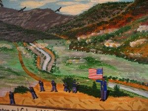 soldiers sniping from above