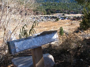 marker for Union troop position