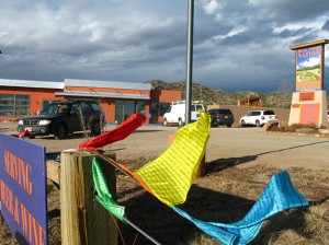 flapping prayer flags!