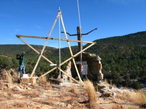 The little cave displays Chivington's report