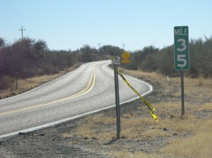 hwy 286, mile marker 35 and counting down