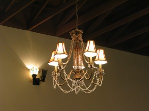chandeliers!