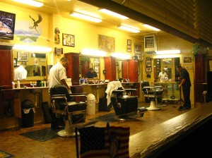 we're suckers for old time barber shops